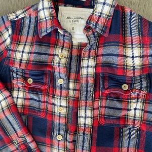Abercrombie plaid fleece/jacket
